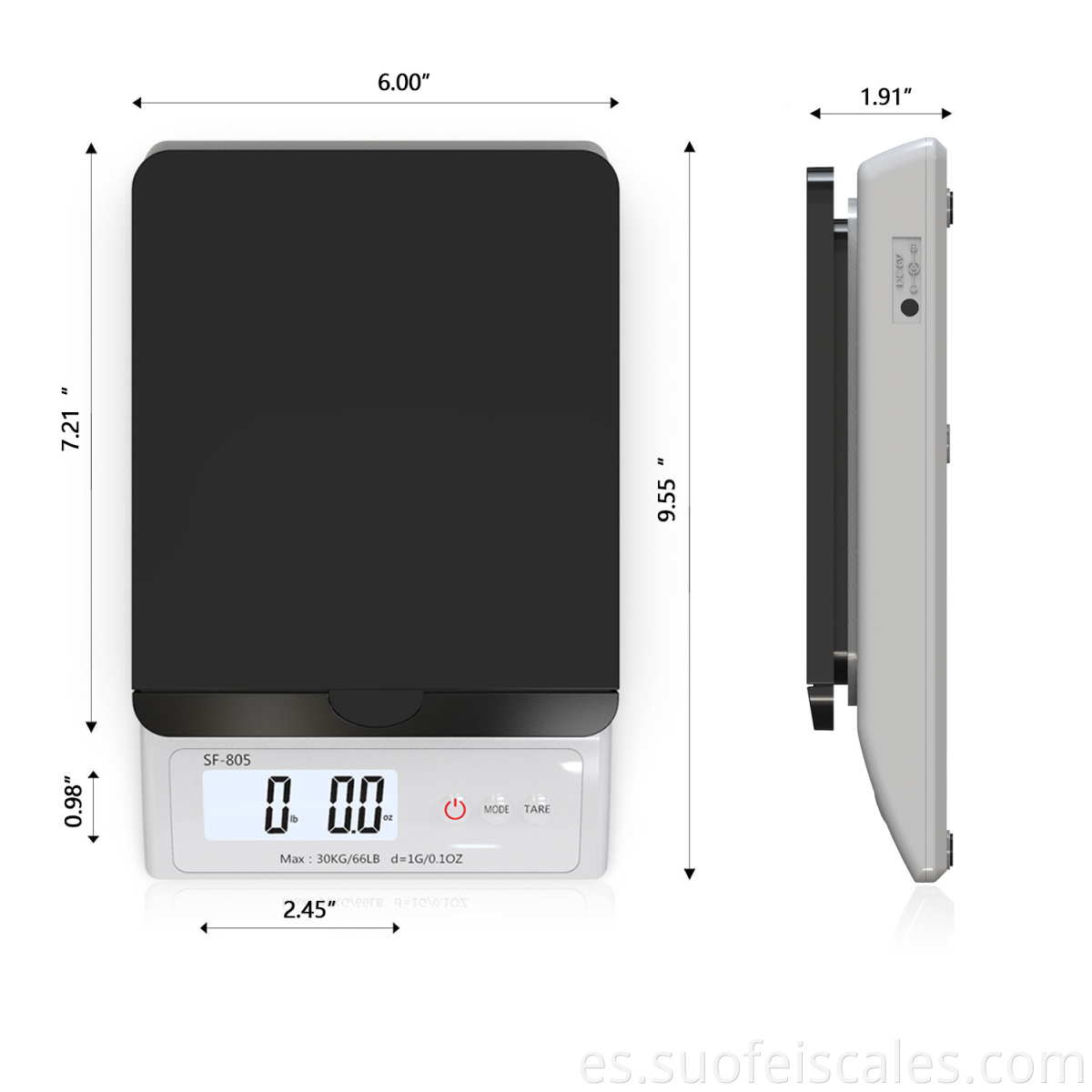 SF-805 2020 Balance electrónico de escala de peso de nuevo producto NUEVO PARA PESO PARA CORREO DE PARECHA